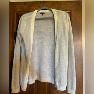 Express cream colored cardigan